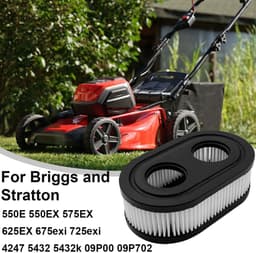 Dailygoods - Luchtfilter Grasmaaier - Vervangingscartridge - Compact - Onderdeel 593260 798452 - Geschikt voor Briggs & Stratton - Hoogwaardige prestatie — thumbnail 4
