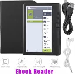 Draagbare 7-inch e-reader met kleurenscherm, ondersteunt geheugenkaarten, kan digitale boeken lezen en heeft een geheugencapaciteit tot 8 GB. — thumbnail 4