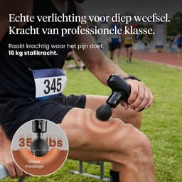 Massage Gun Mini – 5 Snelheden – 5 Opzetstukken – USB-C Oplaadbaar – Stil 40 dB – 3000 RPM — thumbnail 3