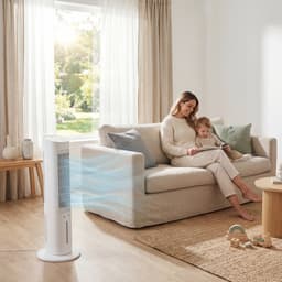 Tristar AT-5479 - Luchtkoeler - Aircooler - 3 Liter - 3 Snelheden - Timerfunctie - Oscillerend - Stil & Compact - Wit — thumbnail 2