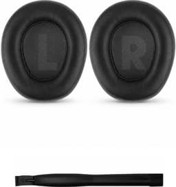 Set Oorkussens voor JBL Gaming Headset - Quantum 600 / 800 Oorkussen - Quantum 600 / Quantum 610 / Quantum 800 / Quantum 810 / Quantum 910 - Kunstleer met Traagschuim - Zwart — thumbnail 1