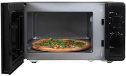 Magnetron met oven - Mini oven - Snel maaltijden bereiden - 6 instelbare standen - 20 liter inhoud - Zwart — thumbnail 3