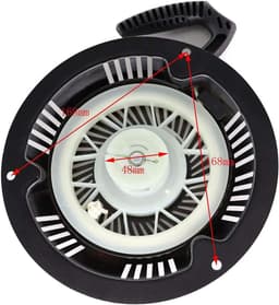 Trekstarter Grasmaaier - Startkabel Starter - Motor Starten - Specifieke Pasvorm - 526 Gram - Zwart — thumbnail 2