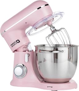 Keukenmachine - Deegmachine Mixer - Thuis Bakken - 1300W Motor Kracht - 6 Liter Kom - Roze — thumbnail 1