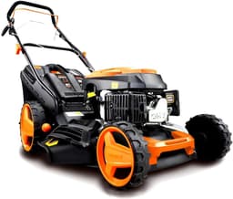Benzine Grasmaaier - Loopmaaier - Gazon Onderhoud - Achterwielaandrijving - 46 cm Maaibreedte - Zwart — thumbnail 3