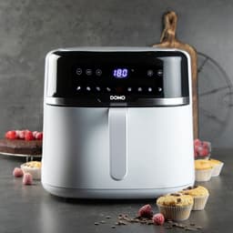 DOMO DO1148FR Heteluchtfriteuse - Airfryer XXL Family Size - 8L - 1800W - Vrijstaand - Wit — thumbnail 5