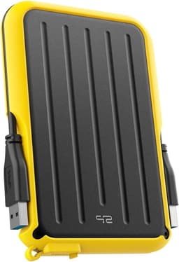 Externe Harde Schijf - Opslagmedium - Bestanden Opslaan - Schokbestendig Ontwerp - 2TB - Geel — thumbnail 1