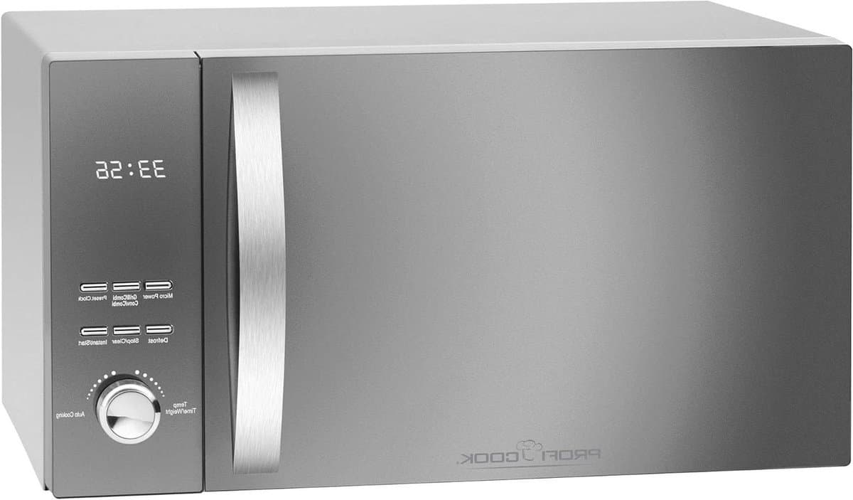 Magnetron met grill - Hete lucht oven - Snel koken - 3-in-1 functie - 23 liter inhoud - Roestvrij staal — afbeelding 1