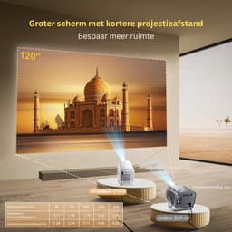 CRLYN® Mini beamers - Projector - Mini beamer - Wit — thumbnail 4