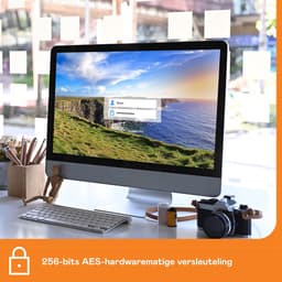 Externe Harde Schijf - Opslagstation Datadrager - Bestanden Opslaan - Hardware Versleuteling - 16 TB - Zwart — thumbnail 3