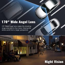 Auto Dash Cam - Mini Recorder - Veilig Rijden - ADAS Functies - 170 Gradengezichtsveld - Zwart — thumbnail 4