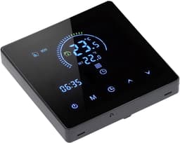 Slimme Thermostaat - Temperatuurregelaar Vloerverwarming - Comfort Verhogend - LCD Touchscreen - 4.1 x 8.6 cm - Zwart — thumbnail 5