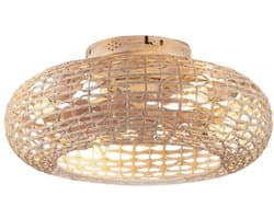 LNM® Ventilator Plafond - Ventilator - Ventilator Staand Afstandsbediening - Naturaal - 50cm x 23cm x 50cm