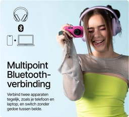 Fresh 'n Rebel Clam Fuse 2 - Draadloze Bluetooth Koptelefoon met Active Noise Cancelling- 80 uur Speelduur - My Sound App - Real Teal — thumbnail 4