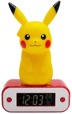 Teknofun Pokémon Pikachu - Digitale wekker met LED nachtlamp — thumbnail 1