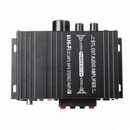 12V Bluetooth Versterker 40W - 2.0 Stereo & Aluminium Behuizing - FM USB SD Multi-source - 90dB Signaal-ruis & 20Hz-20kHz - Incl. Afstandsbediening - Voor Thuis & Auto — thumbnail 5