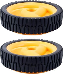 SnelShoppen - 2pcs Grasmaaier Aandrijfwielen 200mm Universele Voorste Wielen, Duurzaam en Geschikt Voor De Meeste Grasmaaiers — thumbnail 1