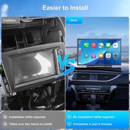Navigatiesysteem Auto - Dashcam voor auto - GPS Navigatie - Draadloze - 2.5K DVR - Bluetooth Audio - ADAS Systeem - 9" - Achteruitrijcamera - Spraakbesturing - 64TF — thumbnail 5