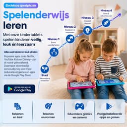 Kindertablet XL 10 Inch HD - 3 + 4 GB RAM - 32 GB ROM - Veilig en leerzaam - SnelShoppen — thumbnail 5