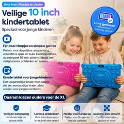 Kindertablet XL 10 Inch HD - 3 + 4 GB RAM - 32 GB ROM - Veilig en leerzaam - SnelShoppen — thumbnail 2