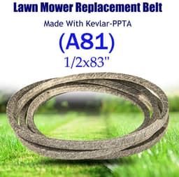 Grasmaaier Riem - Aandrijfriem Tractor - Gazon Onderhoud - Kevlar Versterkt - 1/2" x 83" - Zwart — thumbnail 3