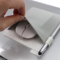 Externe harde schijf houder - Laptop opberger - Laptop organiseren - Plakbare opbergvak - 15 x 11.5 cm - Zwart — thumbnail 3