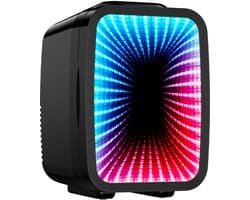Zerova Mini koelkast - Minibar - Mini Koelkasten - Koelen en Verwarmen - 4L Inhoud - 7 LED-Lichtmodi - AC/DC - Stil - Zwart