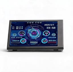 SnelShoppen - 3.5" IPS USB Mini Scherm, PC Sensor Paneel Display, 320 x 480 Computer Temperatuur Monitor, Draagbaar PC Temperatuur Display voor CPU RA — thumbnail 1
