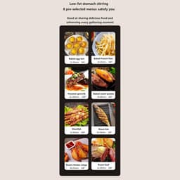 Visuele Airfryer - Oven Pan - Gezond Koken - Annulair Zichtvenster - 5 Liter - Groen — thumbnail 5
