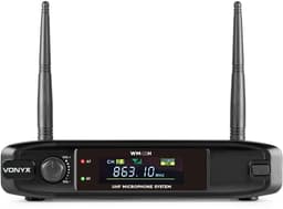 Draadloze microfoon - Vonyx VM42H - UHF Microfoon set met tuner - Zang microfoon — thumbnail 5