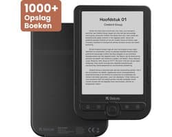 Relore E-reader 6 Inch Touchscreen - Ereader opslag 1000+ Ebooks - Ebook Vervanger Kobo Clara, Kindle, Pocketbook