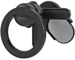 4smarts Magnetische Houder - Compatibel met MagSafe - Universeel voor Beeldschermen van o.a. Tesla, iPad, Tablet, Laptop, MacBook - Zwart