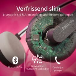 PHILIPS CENTURY RANGE The Ringo TAH2000 Draadloze on-ear koptelefoon - multipoint aansluiting - Retro Look - Light Weight - Zwart — thumbnail 14