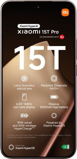Xiaomi 15T Pro - 12GB/512GB - Goud — thumbnail 2