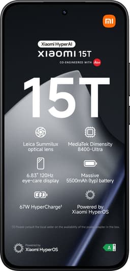 Xiaomi 15T - 12GB/512GB - Zwart — thumbnail 2