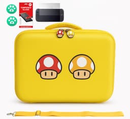 GadgetsMania Opbergtas Geschikt voor Nintendo Switch 2 – Schokbestendige Hard Case – Inclusief Screenprotector & Thumb Grips - Beschermhoes – Koffer voor Nintendo Console en Accessoires — thumbnail 1