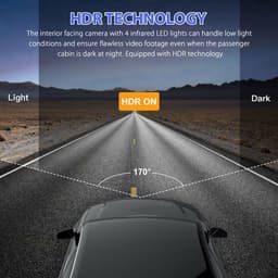 1080P Dual Camera Infrarood Nachtzicht Auto Dash Cam — thumbnail 2