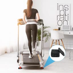 Beschermende loopbandmat - 4 stuks - Schokabsorberende pads - Anti-vibratie rubberen voetmatten voor wasmachine - Geschikt voor trainingsapparatuur - 10 x 10 x 1 cm — thumbnail 3