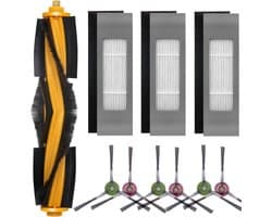 Rolborstels - hoofdborstel - Onderdelen geschikt - HEPA-filters - Geschikt Voor Ecovacs Deebot Ozmo 920/950/700/750/T5/T8/T8+/T8 AIVI/N8/N8+/N8 PRO/T9 - Vervangende onderdelen voor robotstofzuiger