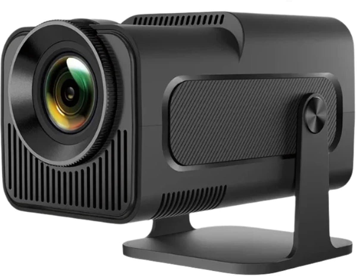 One Zisa - HY300 Mini - Beamer - Projector Beamer - Mini Meamer - 1920x1080dpi - Automatische focus - met WiFi - Android 11 - Zwart — afbeelding 1