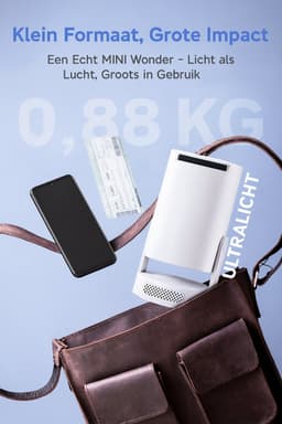 Projector - Draagbare Beamer - Thuisbioscoop - Mini Projector - Wifi Projector - HD Projector - 4K Ondersteund - Bluetooth Projector - Buitenprojector - HY300 Pro - 8000 Lumen - 290 ANSI - HDMI - USB - Grijs - EU Stekker — thumbnail 4