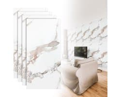 60x120cm PVC wandpaneel - Marmer plaat - Badkamer paneel - Marmerlook - Renovatiepaneel - Paneel - TV paneel - Televisie paneel - Douchewand - Douchepaneel - Keukenpaneel - Keukenwand - Platina