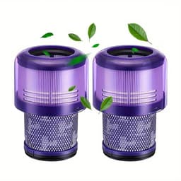 17 Parts – 2-Pack HEPA Motorfilters 970013-02 – Geschikt voor Dyson V11 & V15 Steelstofzuigers – Compatibel met SV14, SV17, SV22 – Wasbare Vervangende Filters – Voor Absolute, Pro, Total Clean, Torque Drive, Animal & Parquet — thumbnail 2
