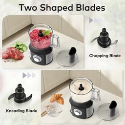 Royal Swiss® YT-FP01 – 10 in 1 Foodprocessor – 550 W – RVS Behuizing – 1,5 L Blender & 1 L Kom – 2 Snelheden + Pulse – Multifunctioneel Keukenapparaat — thumbnail 3