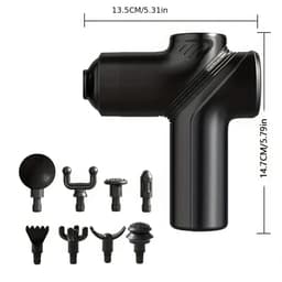 Draagbare professionele massagepistool, 99-snelheidsinstelling, uitgerust met LCD-scherm, ondersteunt USB-opladen, elektrisch fascia-massagepistool — thumbnail 2