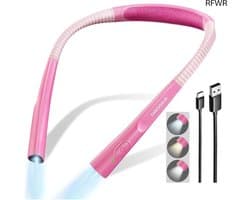 RFWR® Oplaadbare Leeslamp met 3 Kleuren en Helderheid - Perfect voor Lezen in Bed