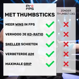 ProFPS Thumbsticks - Thumb Grips - Low & Mid-Rise - Geschikt voor PS5 — thumbnail 2