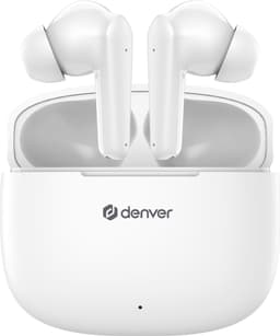 Denver Earbuds - Lichtgewicht Oordopjes - 6 uur luisteren - Bluetooth 5.3 - TWE48 - Wit — thumbnail 1