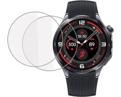 2x Screenprotector geschikt voor OnePlus Watch 3 - Folie Screen Protector