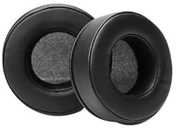 Universele ronde stereokoptelefoonhoes, schuimhoes, oorkappen, vervangingsaccessoires voor hoofdtelefoons-zwart 80mm — thumbnail 3